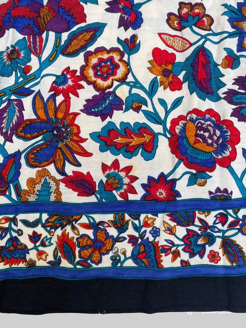 Yves Saint Laurent yves saint laurent 80s floral shoulder top-dmc Size US M / EU 48-50 / 2 - 7 Thumbnail