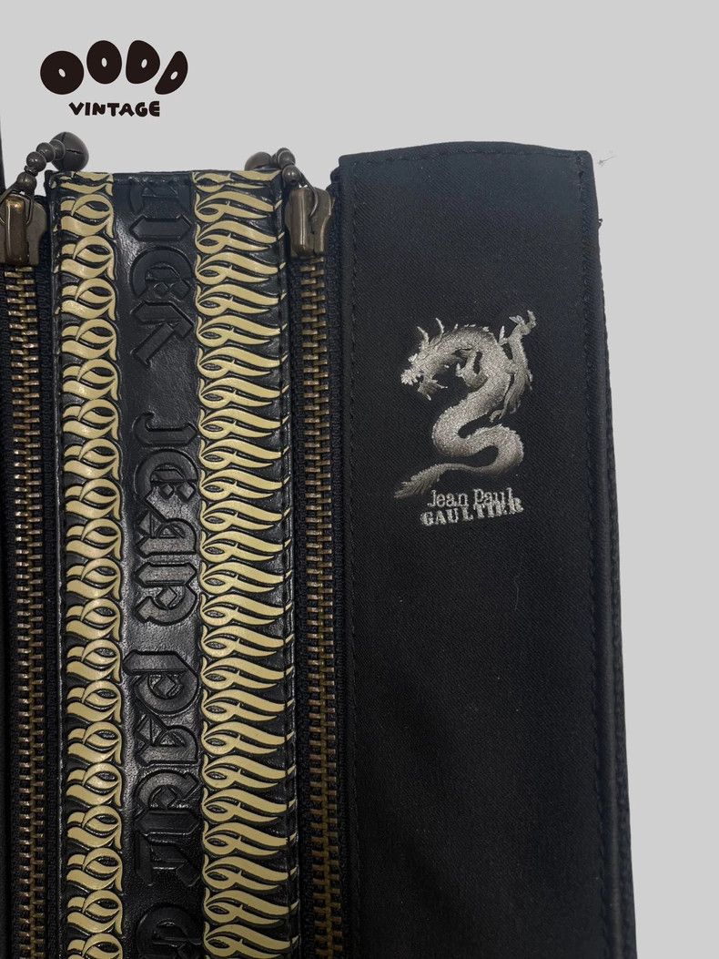 Jean Paul Gaultier Jean Paul Gaultier Patchwork Zip Bag-dmc Size ONE SIZE - 4 Thumbnail