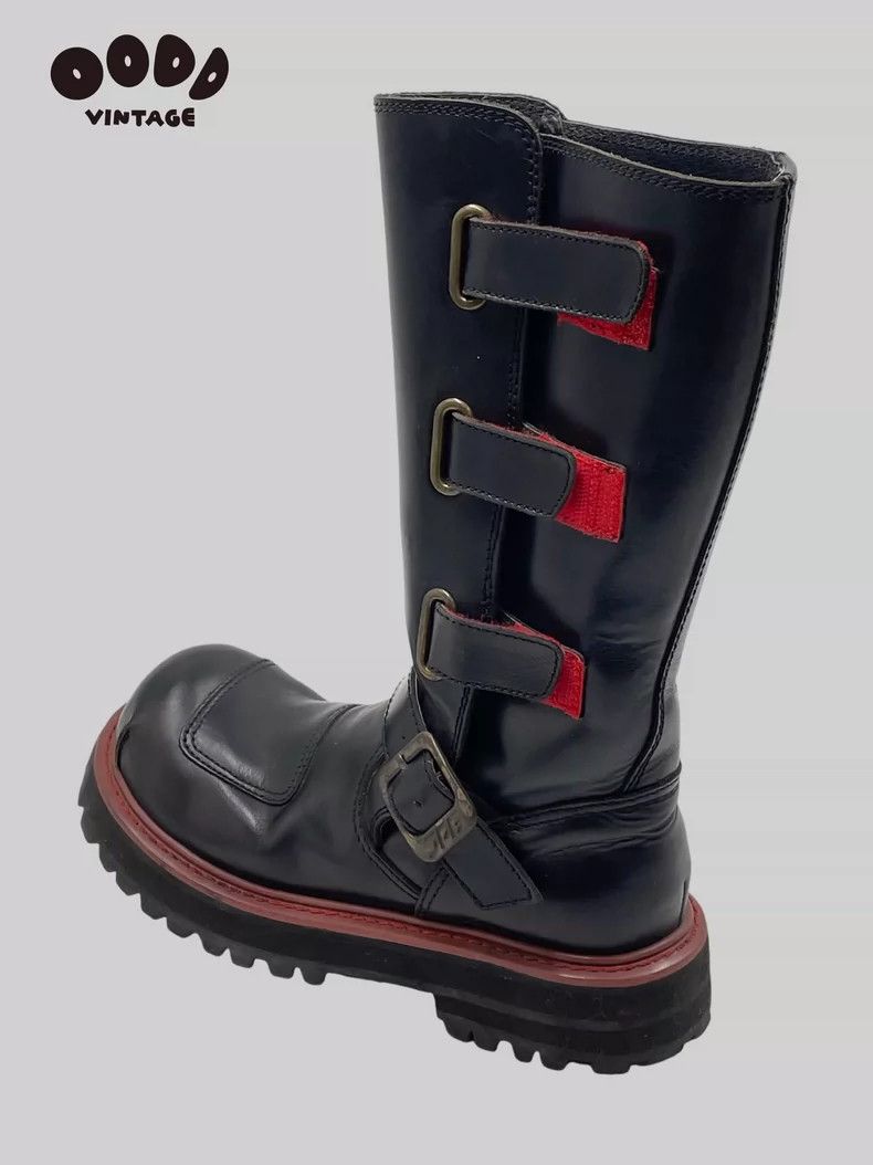Jean Paul Gaultier Jean Paul Gaultier High-Top Engineer Boots-dmc Size US 6.5 / EU 39-40 - 5 Thumbnail