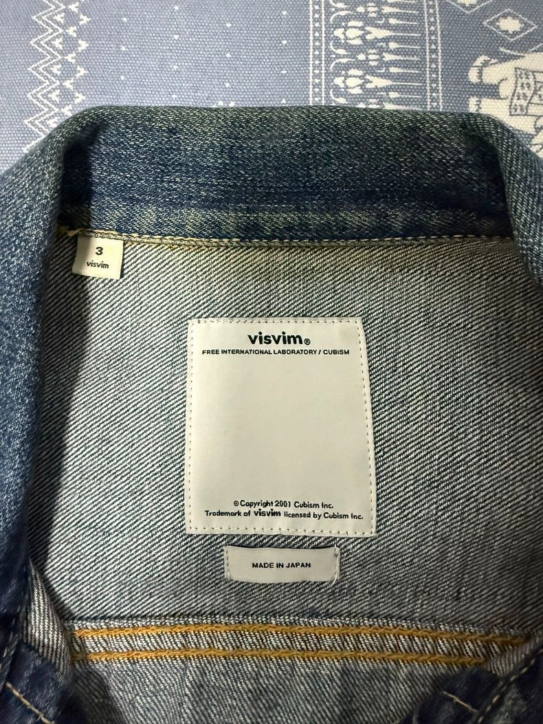 visvim 17ss classic denim jacket damaged-dmc
