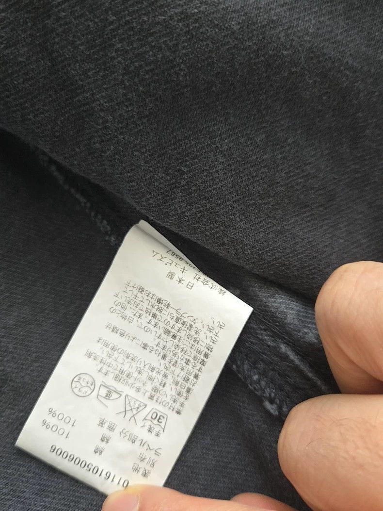 visvim black denim jacket with slight wear-dmc