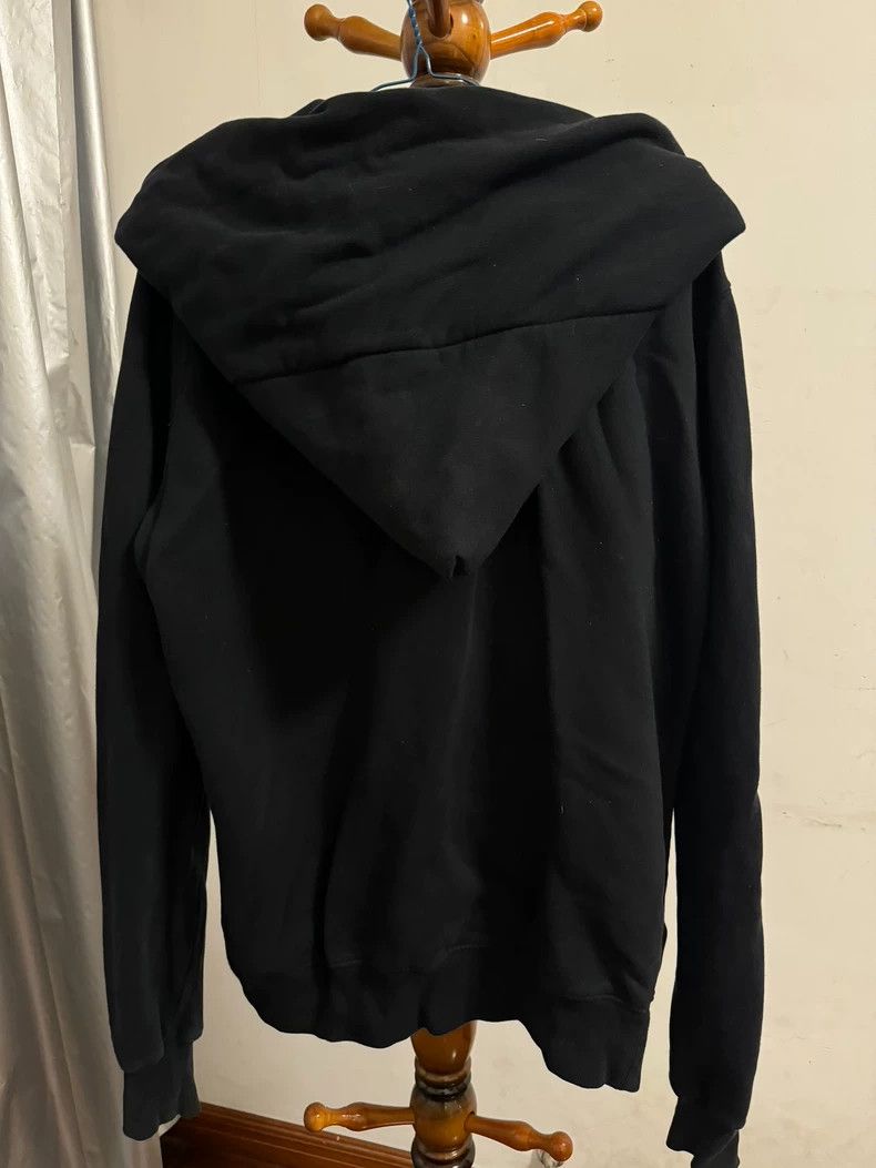 Rick Owens rick owens black zip-up hoodie jacket-dmc Size US M / EU 48-50 / 2 - 2 Thumbnail