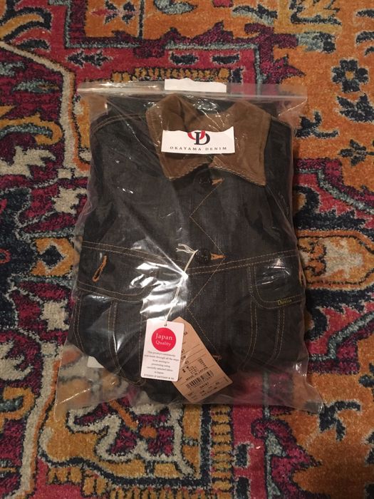 Studio D'Artisan Blanket Lined Denim Jacket Grailed