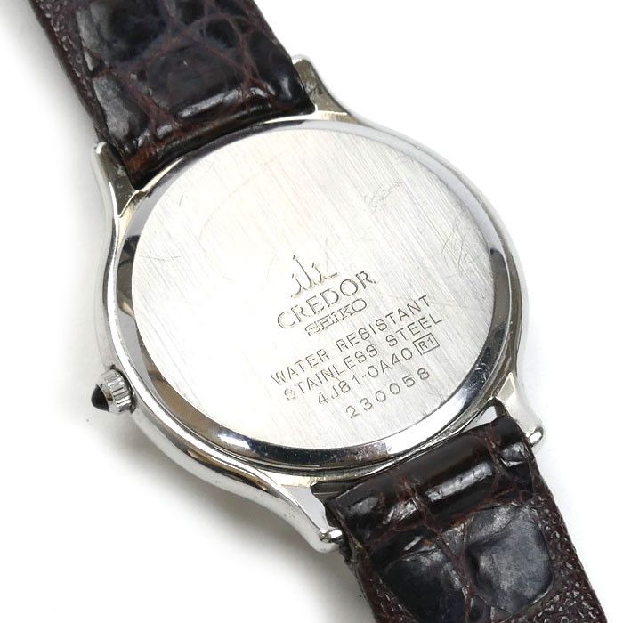Seiko Seiko SEIKO CREDOR Stainless Steel Watch Metal Quartz GSAS011/4J81-OA40 Size ONE SIZE - 3 Thumbnail