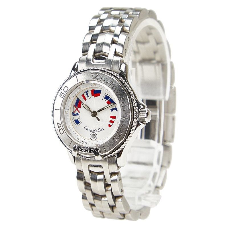 Corum Corum Corum Memotime Save the Sea Stainless Steel Metal Quartz DUTY FREE for USA Size ONE SIZE - 6 Thumbnail