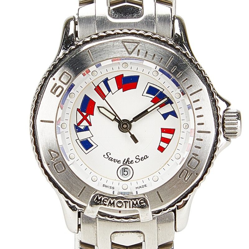 Corum Corum Corum Memotime Save the Sea Stainless Steel Metal Quartz DUTY FREE for USA Size ONE SIZE - 5 Thumbnail