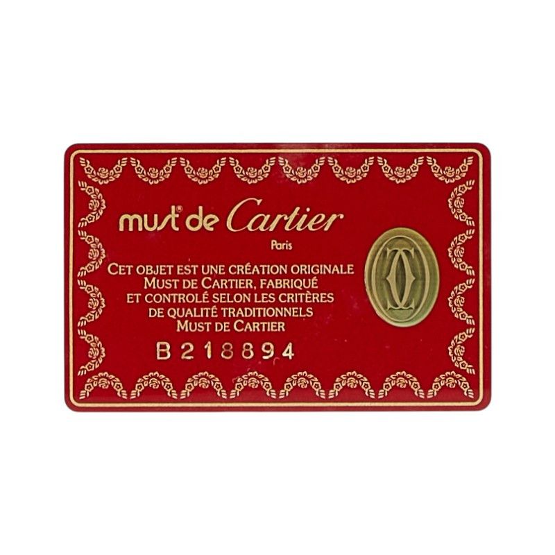 Cartier Cartier Cartier Must Line Leather Handbag Leather Handbag DUTY FREE for USA Size ONE SIZE - 13 Thumbnail