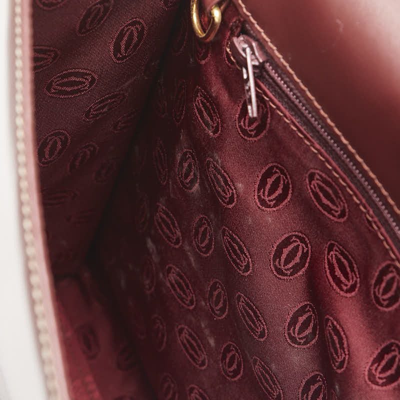 Cartier Cartier Cartier Must Line Leather Handbag Leather Handbag DUTY FREE for USA Size ONE SIZE - 11 Thumbnail