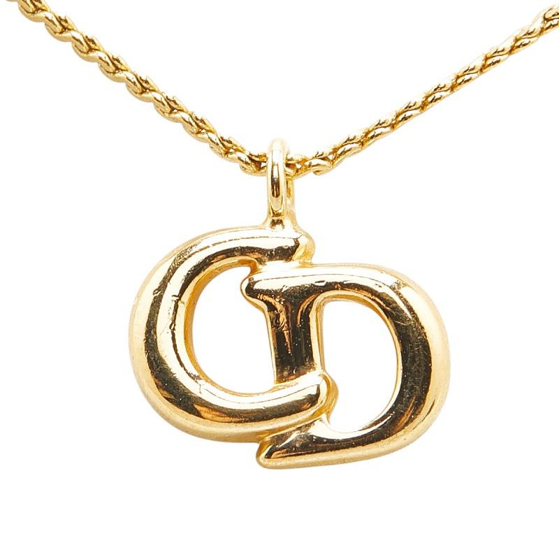 Dior Dior Dior CD Logo Necklace Metal Necklace DUTY FREE for USA Size ONE SIZE - 2 Thumbnail