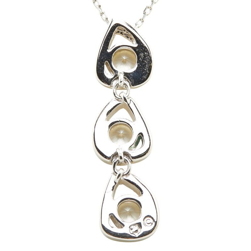 Swarovski Swarovski 3 Stone Necklace Metal Necklace DUTY FREE for USA