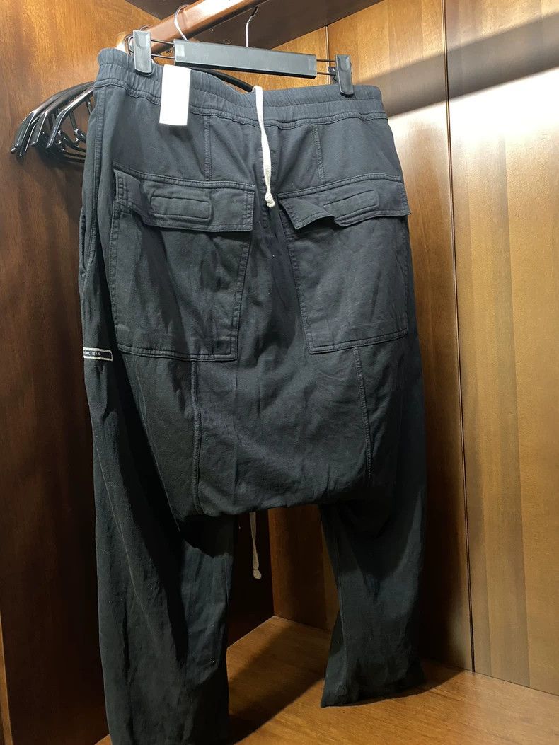 Rick Owens rick owens cotton drop-crotch pants-dmc Size US 26 / EU 42 - 3 Thumbnail