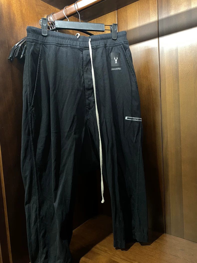 Rick Owens rick owens cotton drop-crotch pants-dmc Size US 26 / EU 42 - 2 Thumbnail