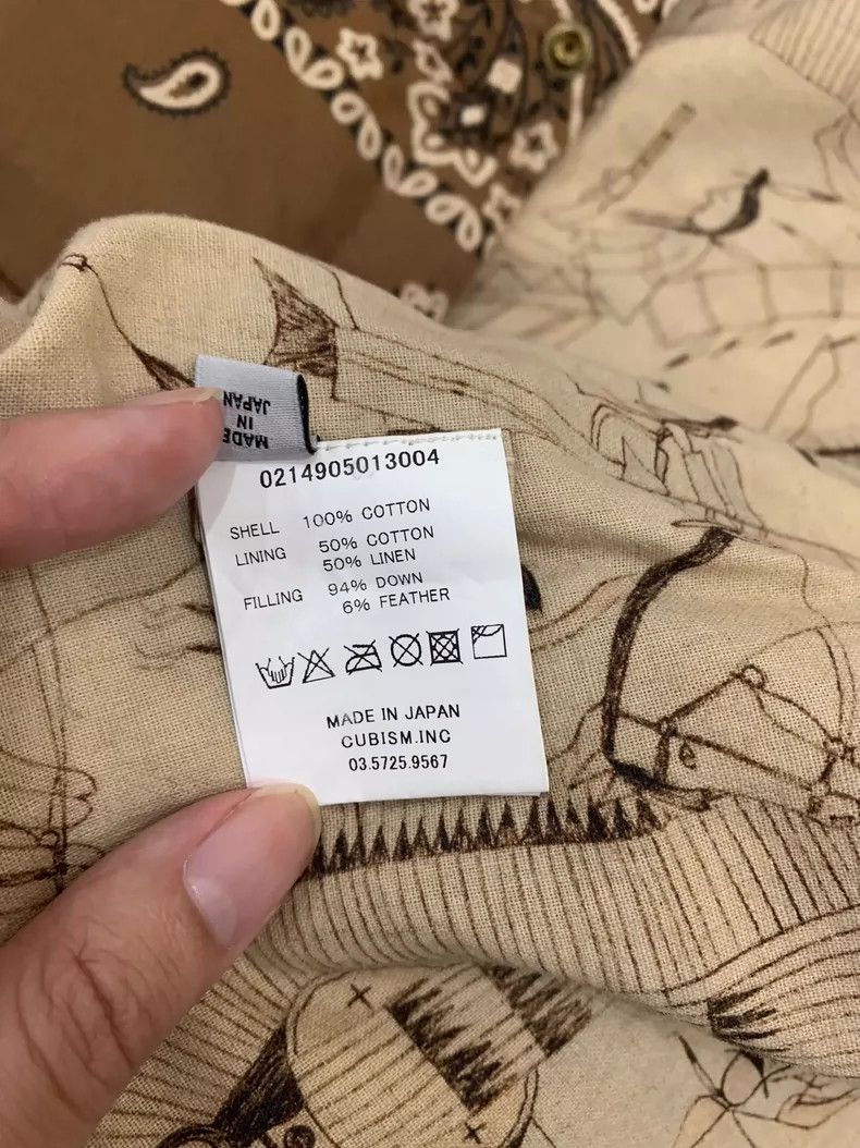 Visvim visvim ict bandana kerchief down jacket-dmc Size US L / EU 52-54 / 3 - 4 Thumbnail
