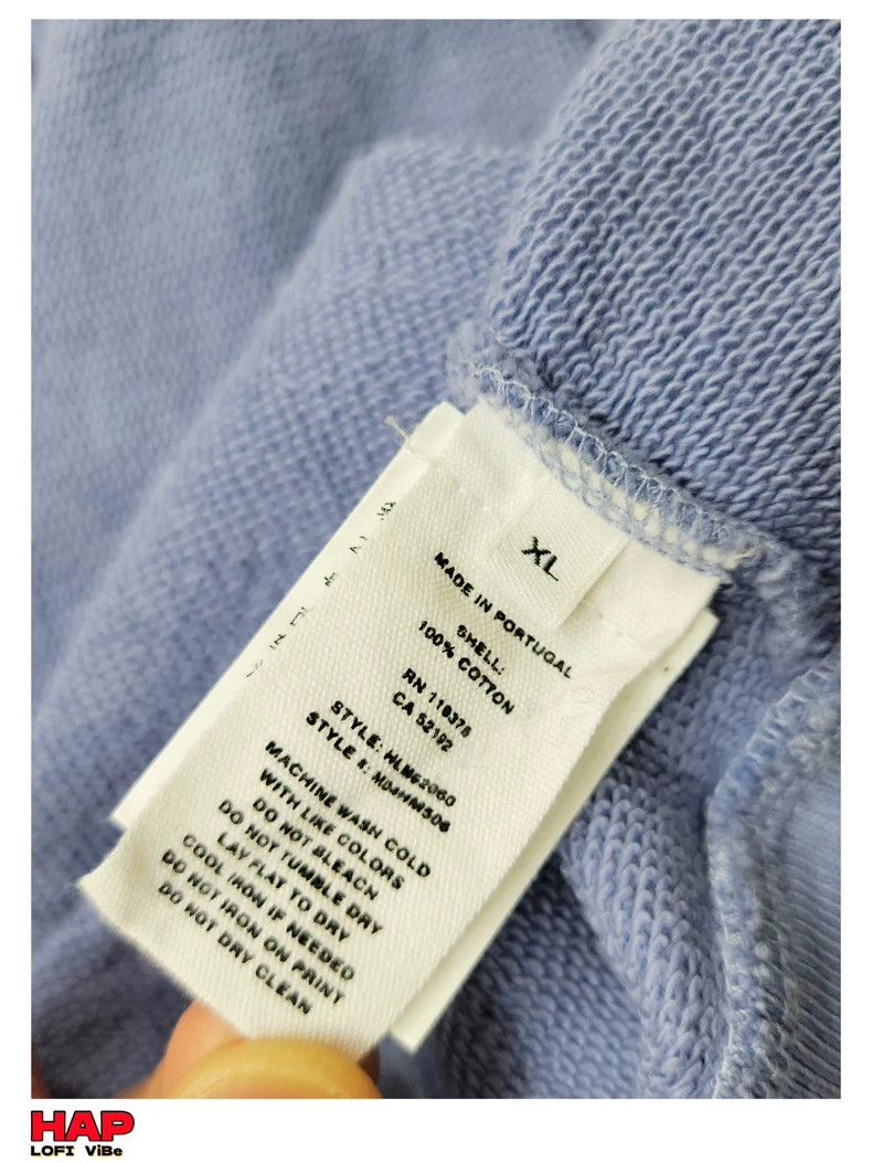 Helmut Lang helmut lang oversized blue sweatshirt for men-dmc Size US XL / EU 56 / 4 - 3 Thumbnail