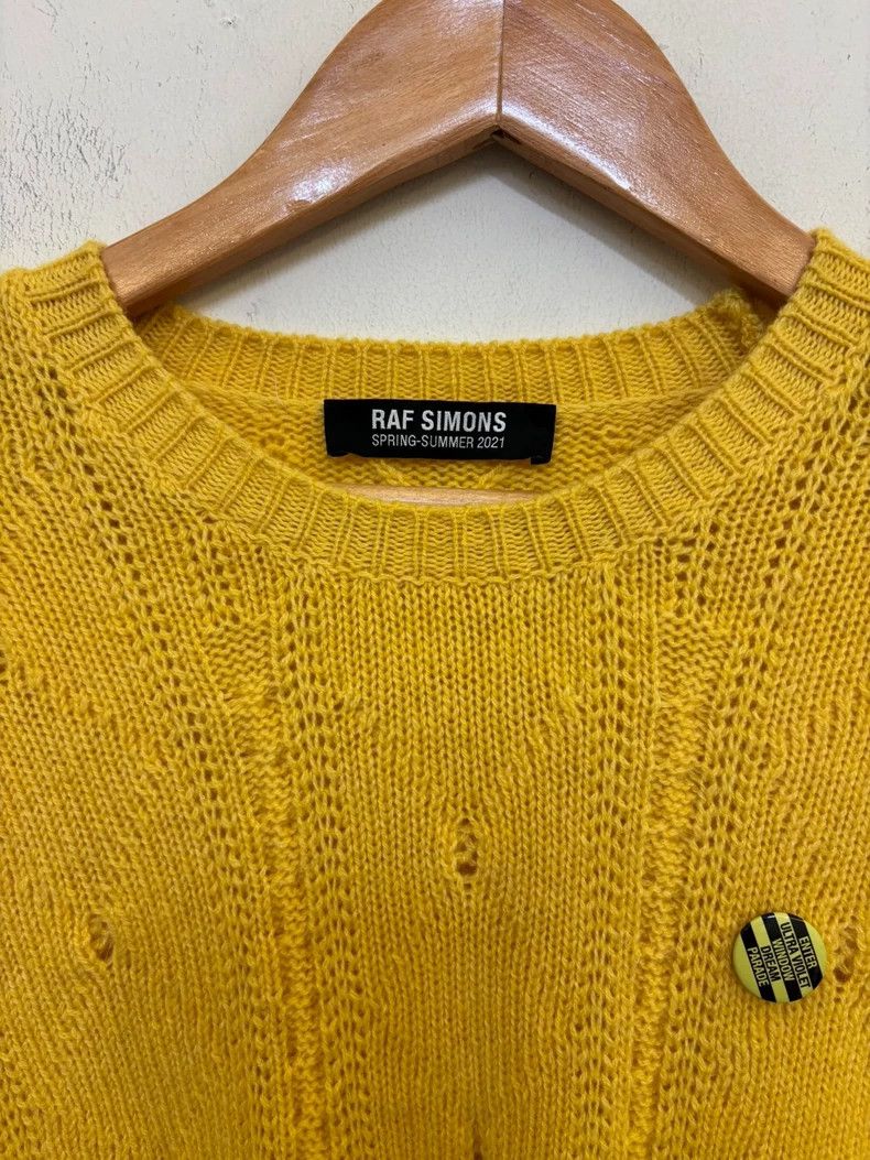 Raf Simons raf simons oversized badge sweater-dmc Size US M / EU 48-50 / 2 - 2 Thumbnail