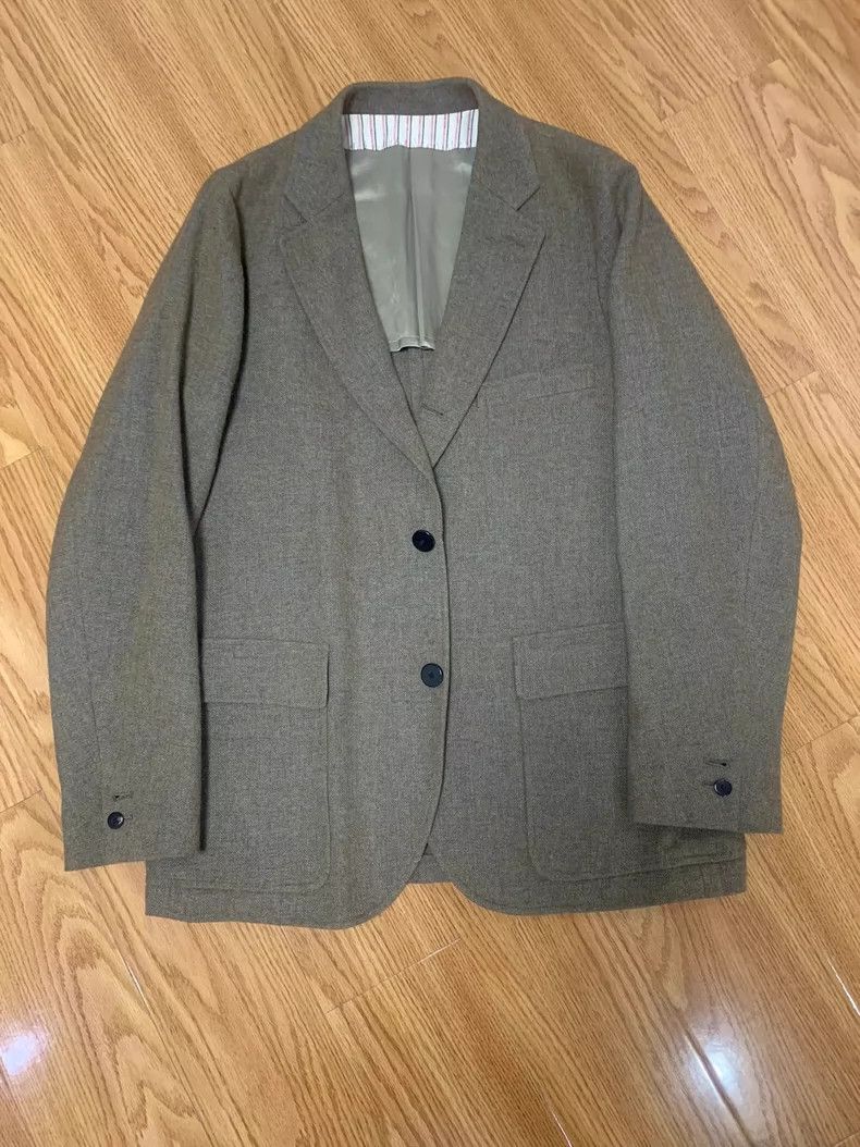 Visvim visvim verde tweed blazer in brown green-dmc Size US M / EU 48-50 / 2 - 2 Thumbnail