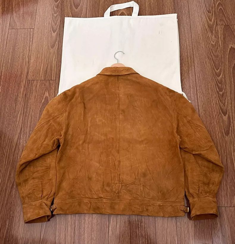 Visvim visvim strato swing top camel leather jacket-dmc | Grailed
