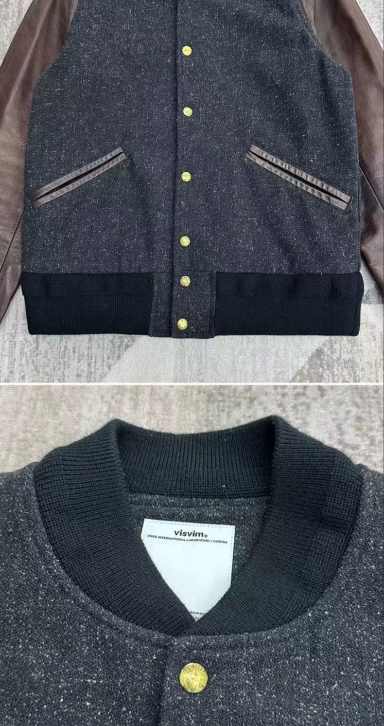 Visvim visvim barnstorm kangaroo leather wool jacket-dmc Size US M / EU 48-50 / 2 - 5 Thumbnail