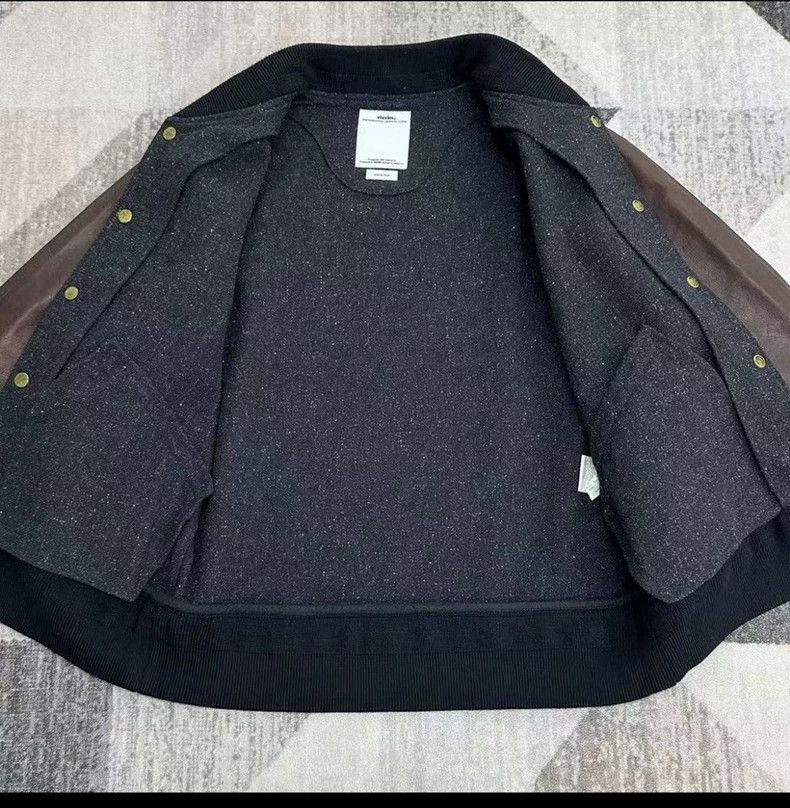 Visvim visvim barnstorm kangaroo leather wool jacket-dmc Size US M / EU 48-50 / 2 - 4 Thumbnail