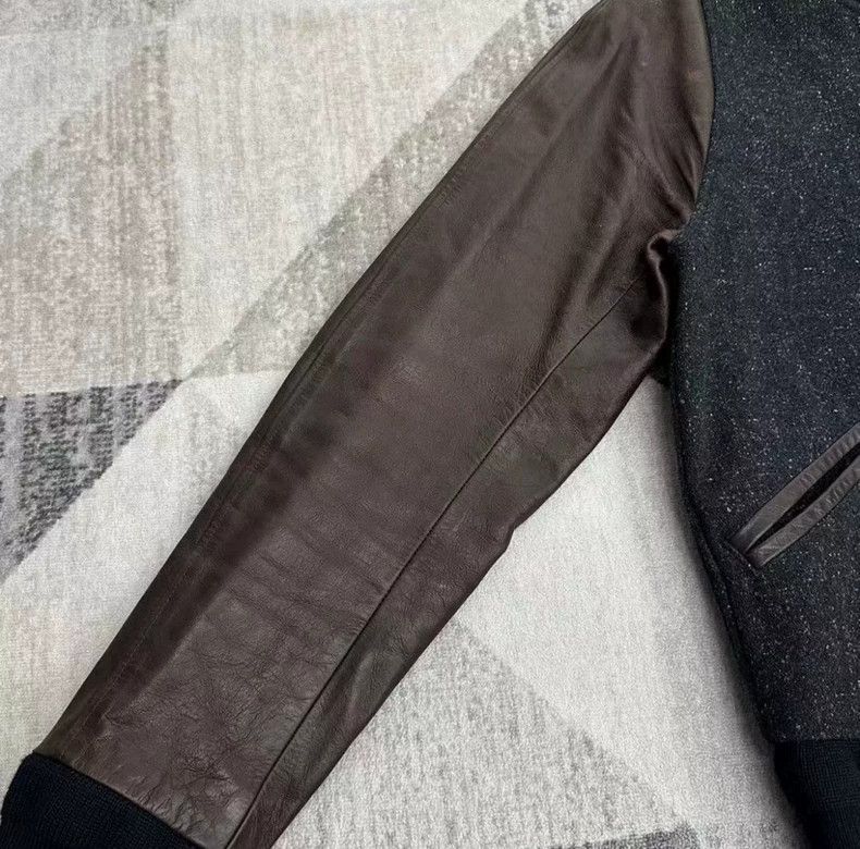 Visvim visvim barnstorm kangaroo leather wool jacket-dmc Size US M / EU 48-50 / 2 - 6 Thumbnail