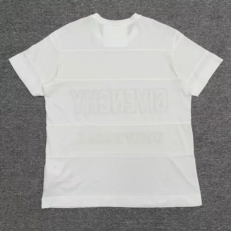 Givenchy givenchy white short sleeve t-shirt with embroidery-dmc Size US M / EU 48-50 / 2 - 2 Thumbnail