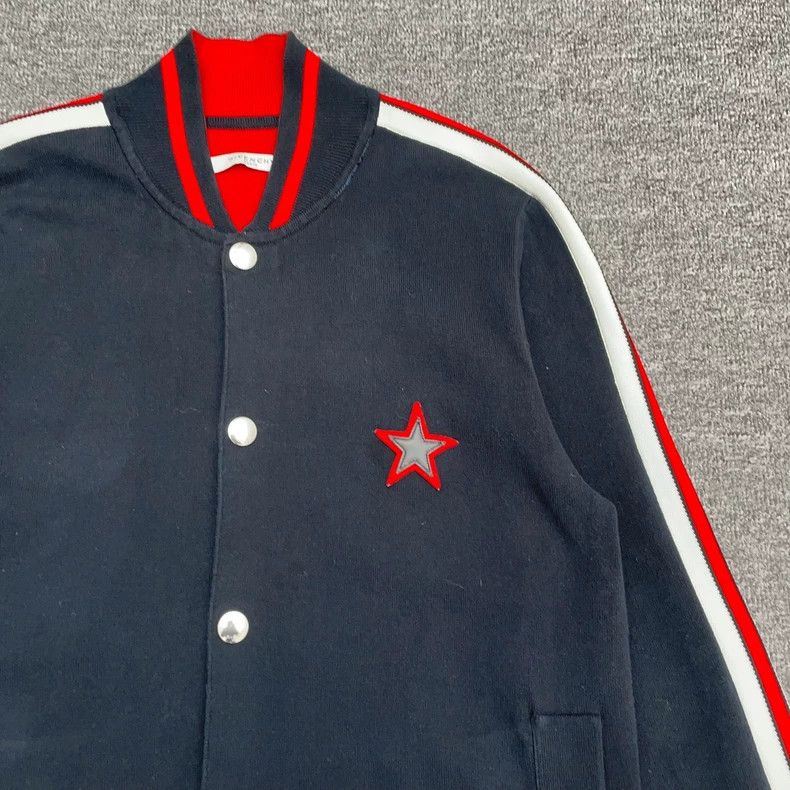 Givenchy Givenchy Logo Baseball Jacket in Navy-dmc Size US M / EU 48-50 / 2 - 4 Thumbnail