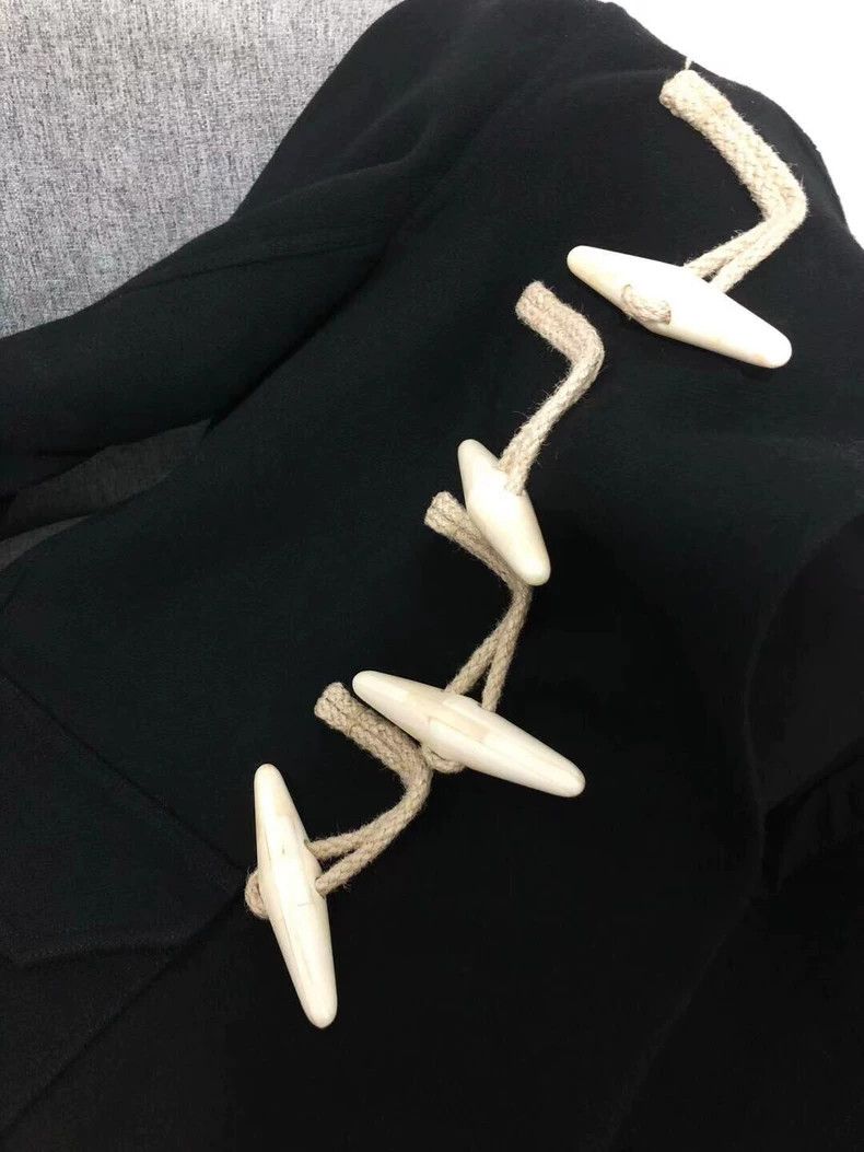 Rick Owens rick owens men's hooded wool coat-dmc Size US L / EU 52-54 / 3 - 4 Thumbnail