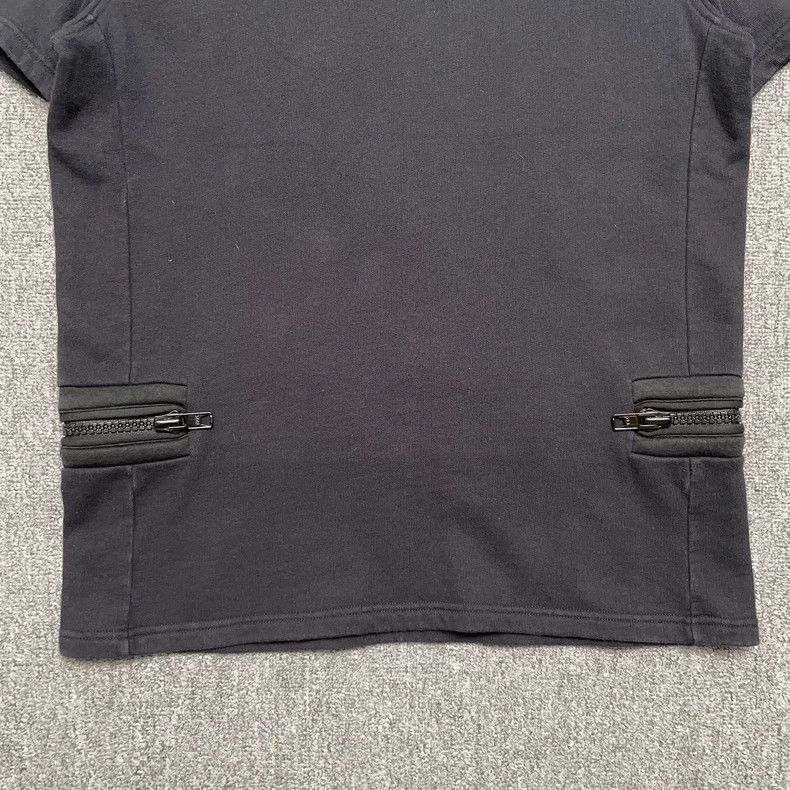 Givenchy givenchy black short sleeve t-shirt with zippers-dmc Size US S / EU 44-46 / 1 - 4 Thumbnail