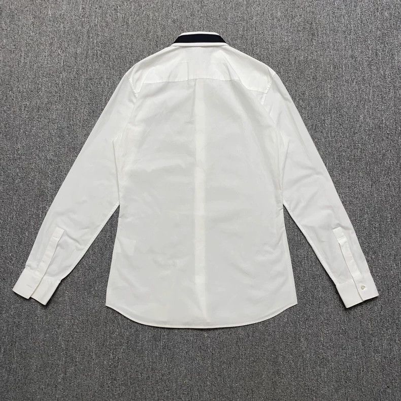 Givenchy givenchy white shirt with embroidered stars-dmc Size US M / EU 48-50 / 2 - 2 Thumbnail