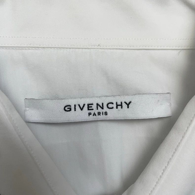 Givenchy givenchy white shirt with embroidered stars-dmc Size US M / EU 48-50 / 2 - 3 Thumbnail