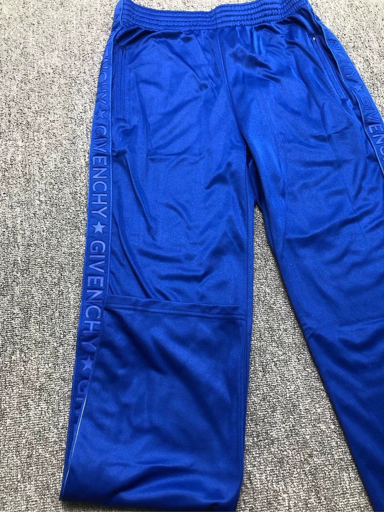 Givenchy givenchy logo athletic pants in blue-dmc Size US 31 - 4 Thumbnail