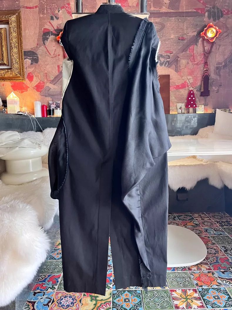 Rick Owens black sleeveless cotton coat with unique design-dmc Size US S / EU 44-46 / 1 - 2 Thumbnail