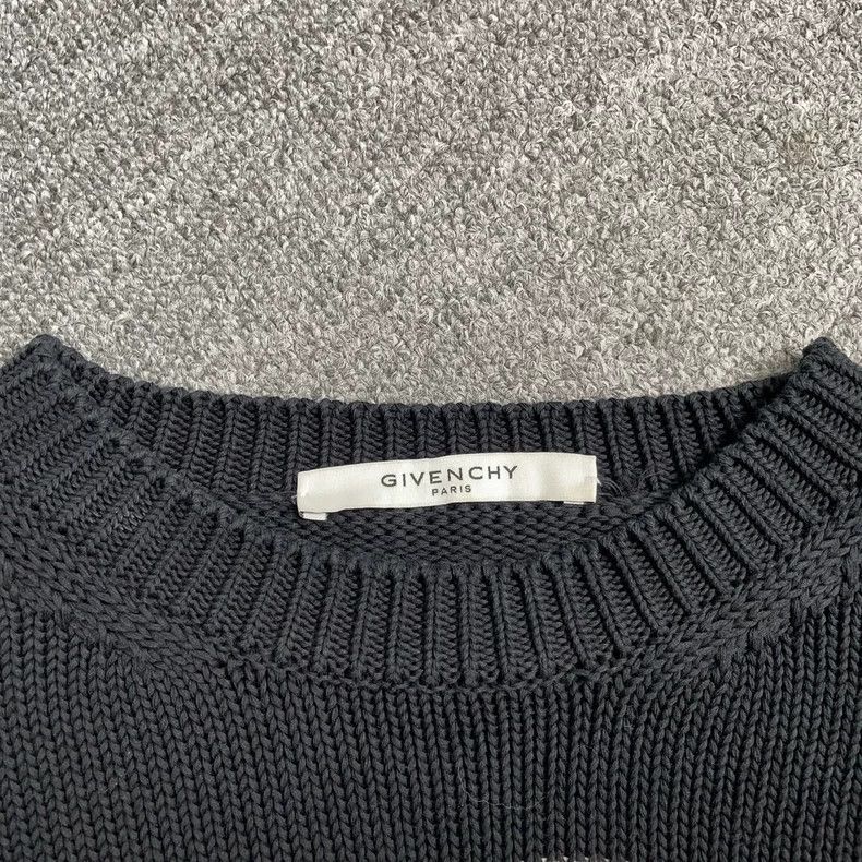Givenchy Givenchy Black Sweater with Large Logo-dmc Size US S / EU 44-46 / 1 - 3 Thumbnail