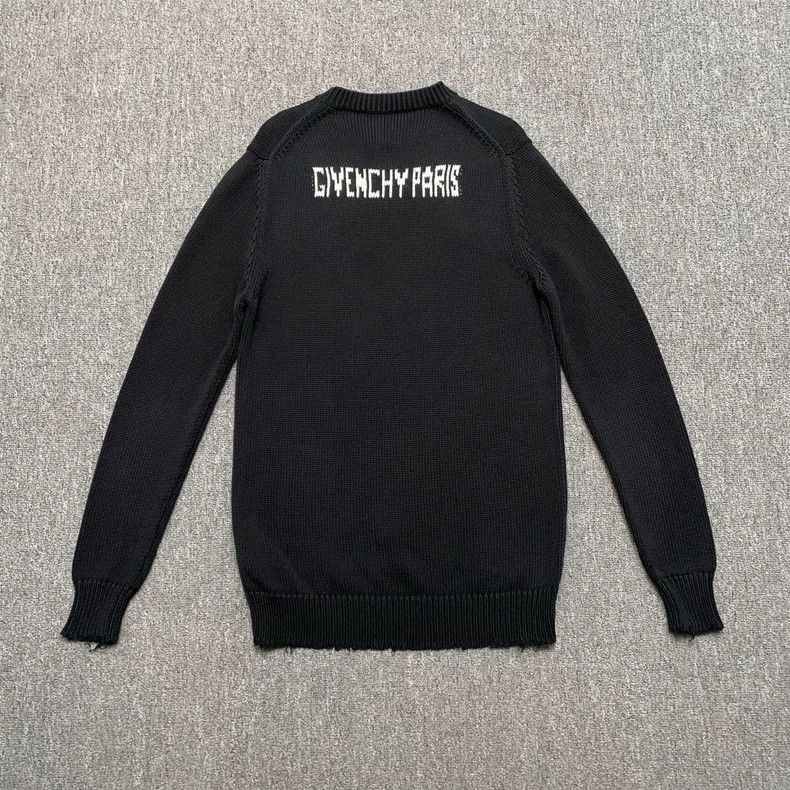 Givenchy Givenchy Black Sweater with Large Logo-dmc Size US S / EU 44-46 / 1 - 2 Thumbnail
