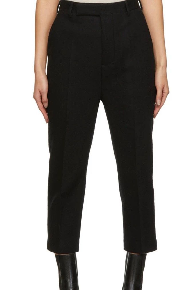 Rick Owens rick owens black three-quarter tailored pants-dmc Size US 31 - 9 Thumbnail