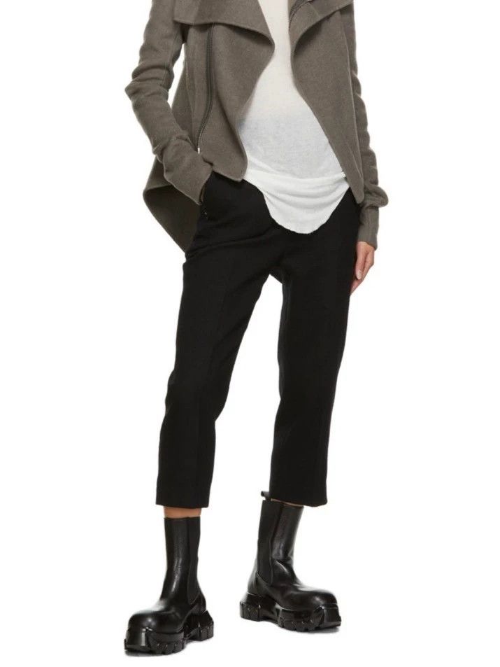 Rick Owens rick owens black three-quarter tailored pants-dmc Size US 31 - 8 Thumbnail