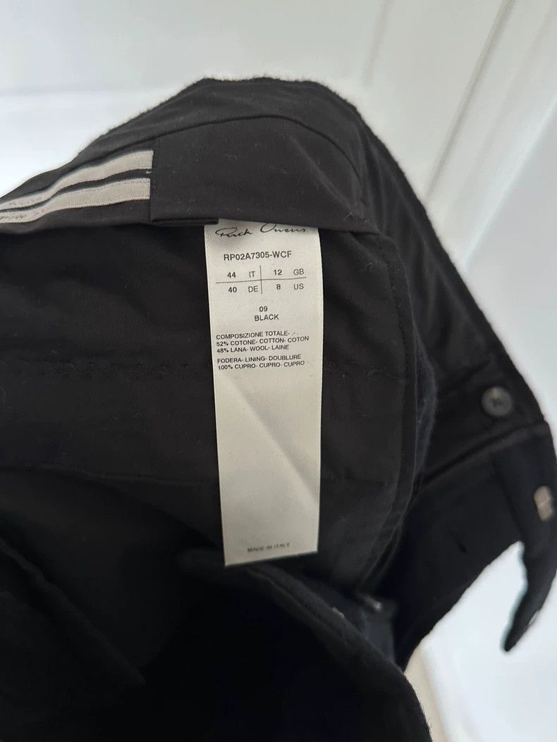 Rick Owens rick owens black three-quarter tailored pants-dmc Size US 31 - 5 Thumbnail