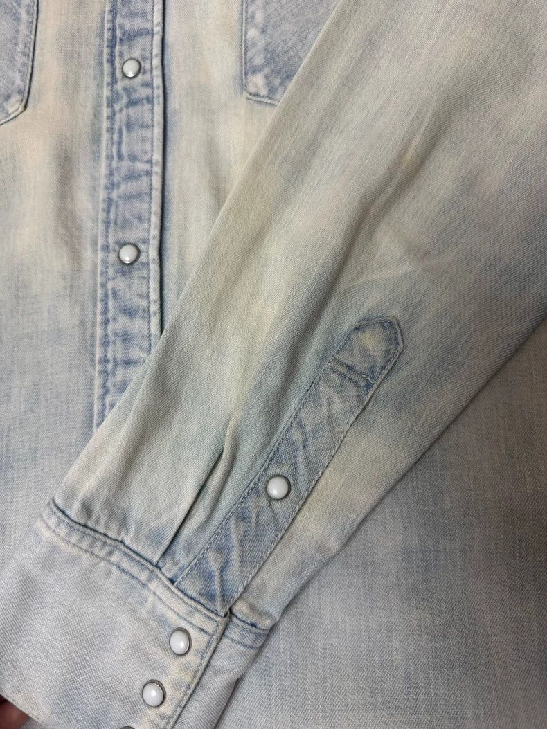 Visvim vintage visvim denim shirt in light wash-dmc Size US M / EU 48-50 / 2 - 3 Thumbnail