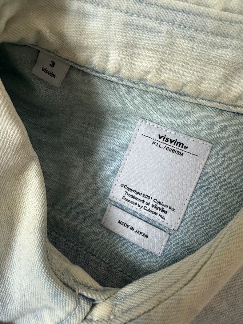 Visvim vintage visvim denim shirt in light wash-dmc Size US M / EU 48-50 / 2 - 5 Thumbnail