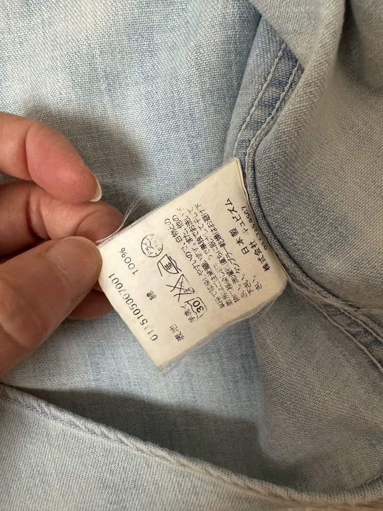 Visvim vintage visvim denim shirt in light wash-dmc Size US M / EU 48-50 / 2 - 4 Thumbnail