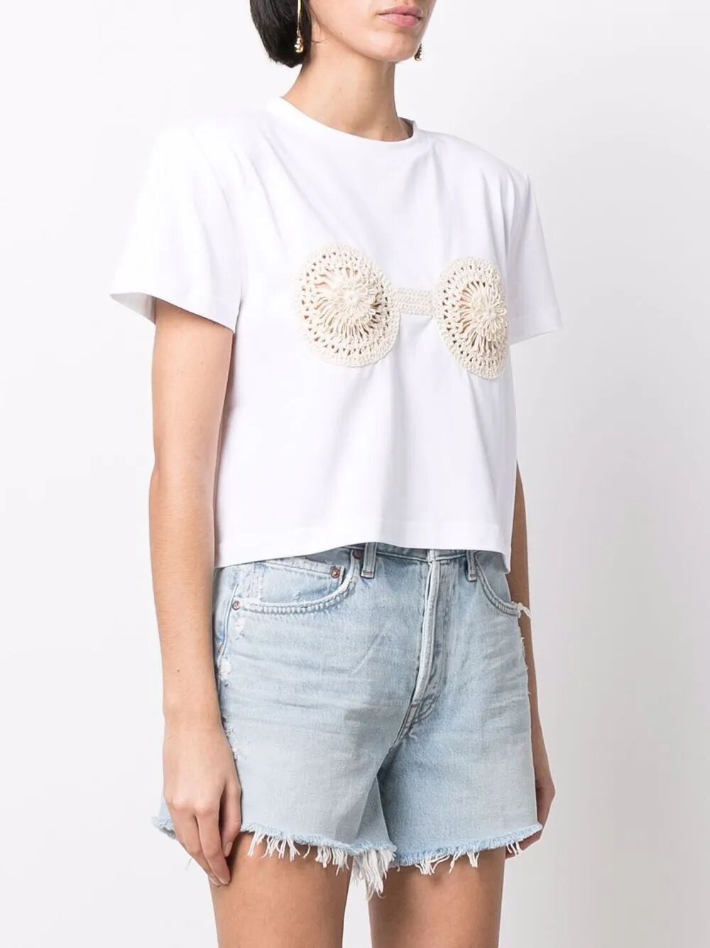Magda Butrym CROP T-SHIRT Size M / US 6-8 / IT 42-44 - 7 Thumbnail