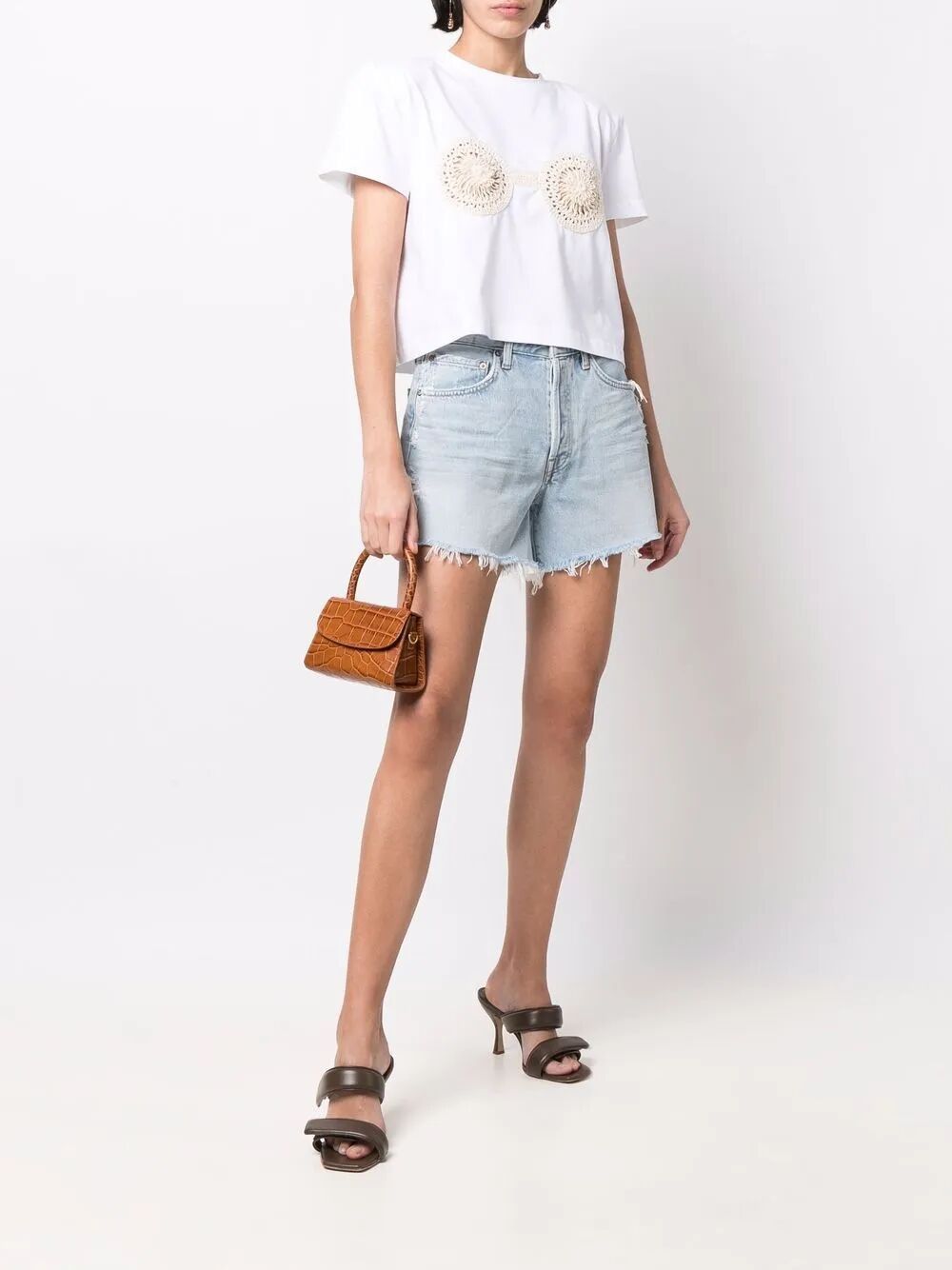 Magda Butrym CROP T-SHIRT Size M / US 6-8 / IT 42-44 - 5 Thumbnail