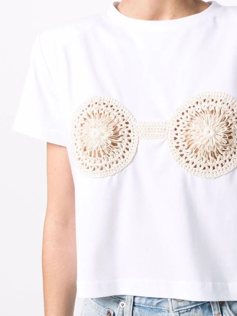 Magda Butrym CROP T-SHIRT Size M / US 6-8 / IT 42-44 - 6 Thumbnail