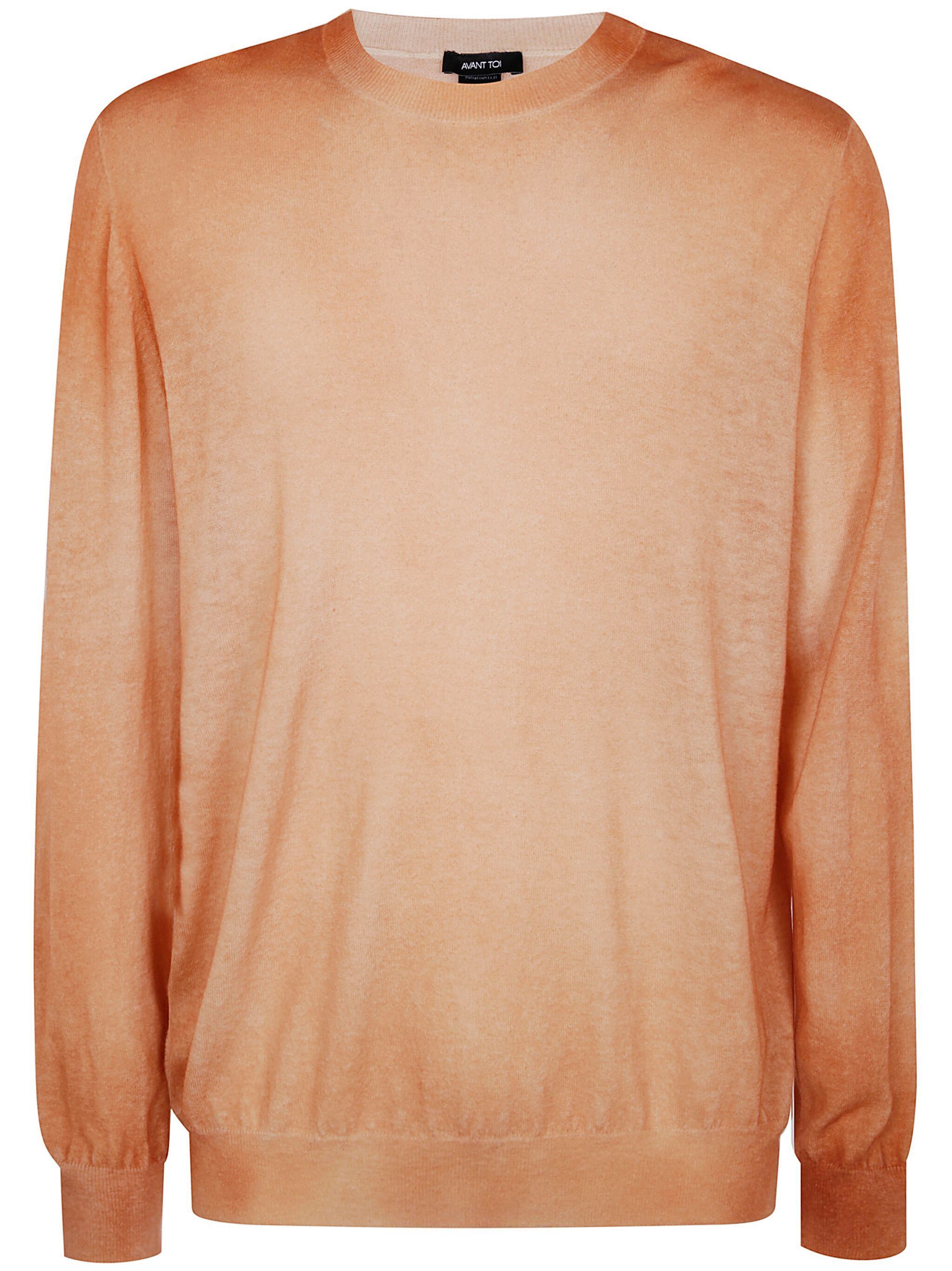 Avant Toi TWO COLORS ULTRALIGHT CASHMERE AND WOOL ROUND NECK PULLOVER Size US M / EU 48-50 / 2 - 4 Thumbnail