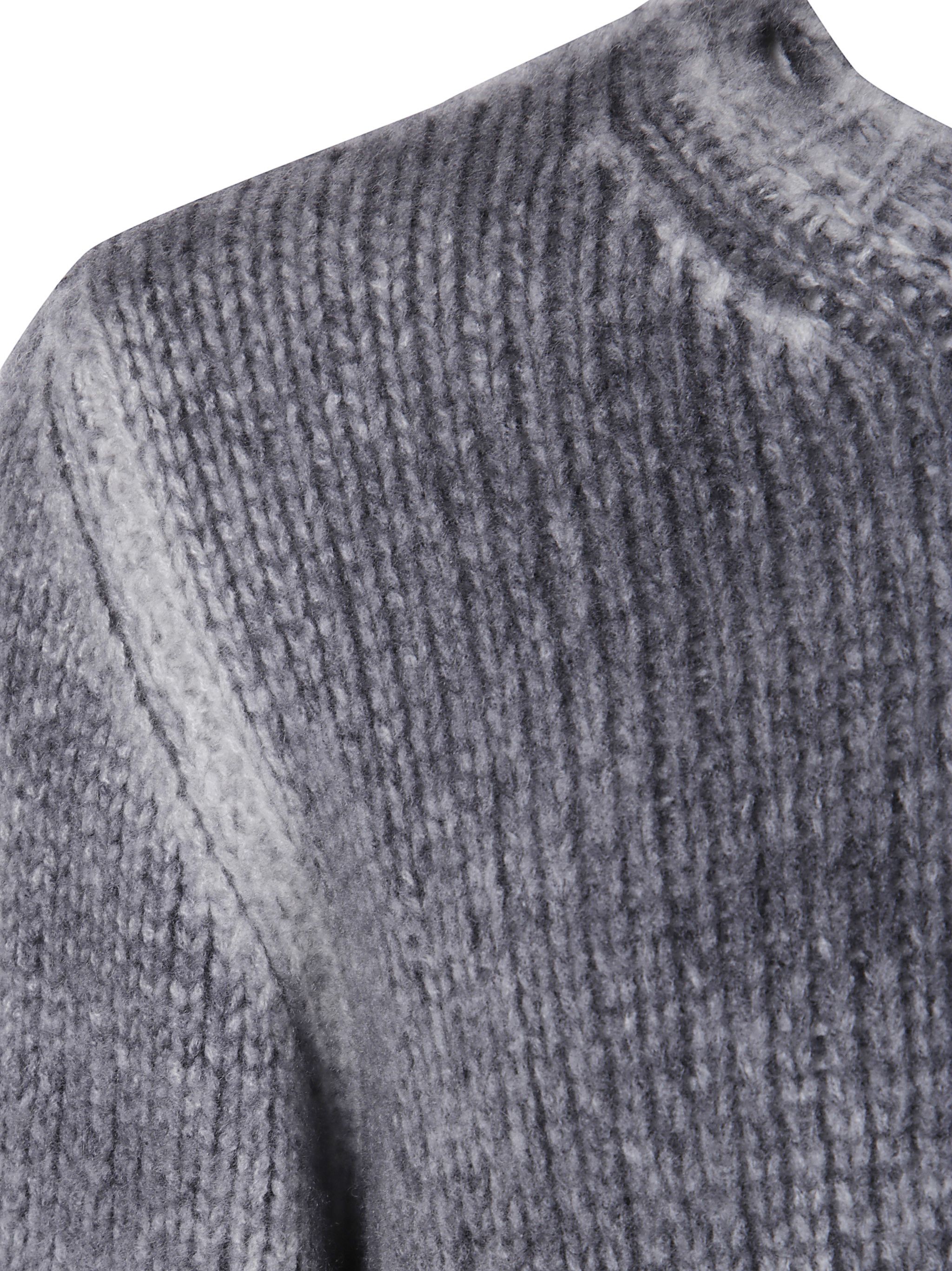 Avant Toi HAND PAINTED ROUND NECK PULLOVER IN CASHMERE SILK WITH DESTROYED EDGES Size US M / EU 48-50 / 2 - 3 Thumbnail