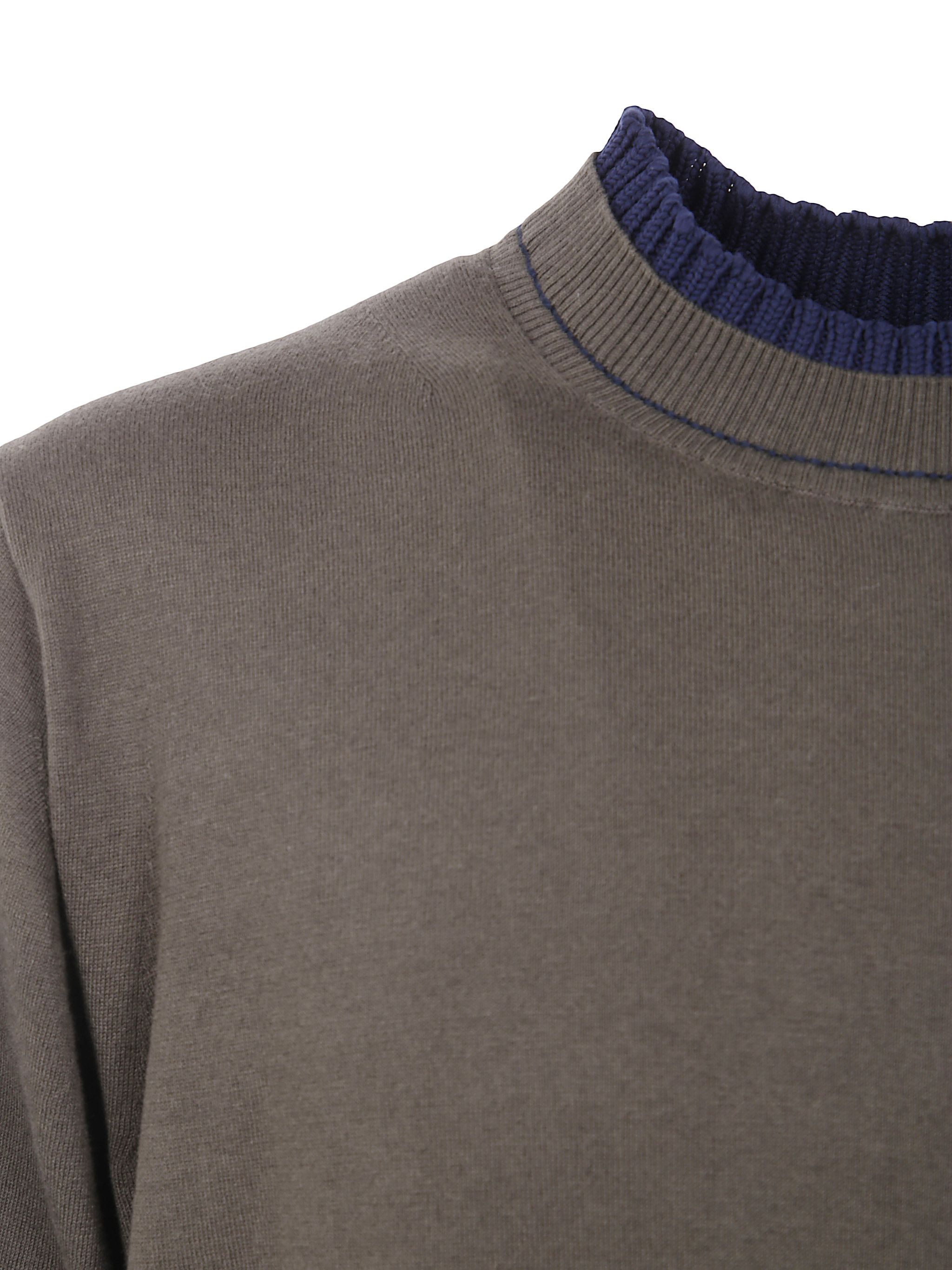 Sacai COTTON CASHMERE KNIT PULLOVER Size US S / EU 44-46 / 1 - 3 Thumbnail