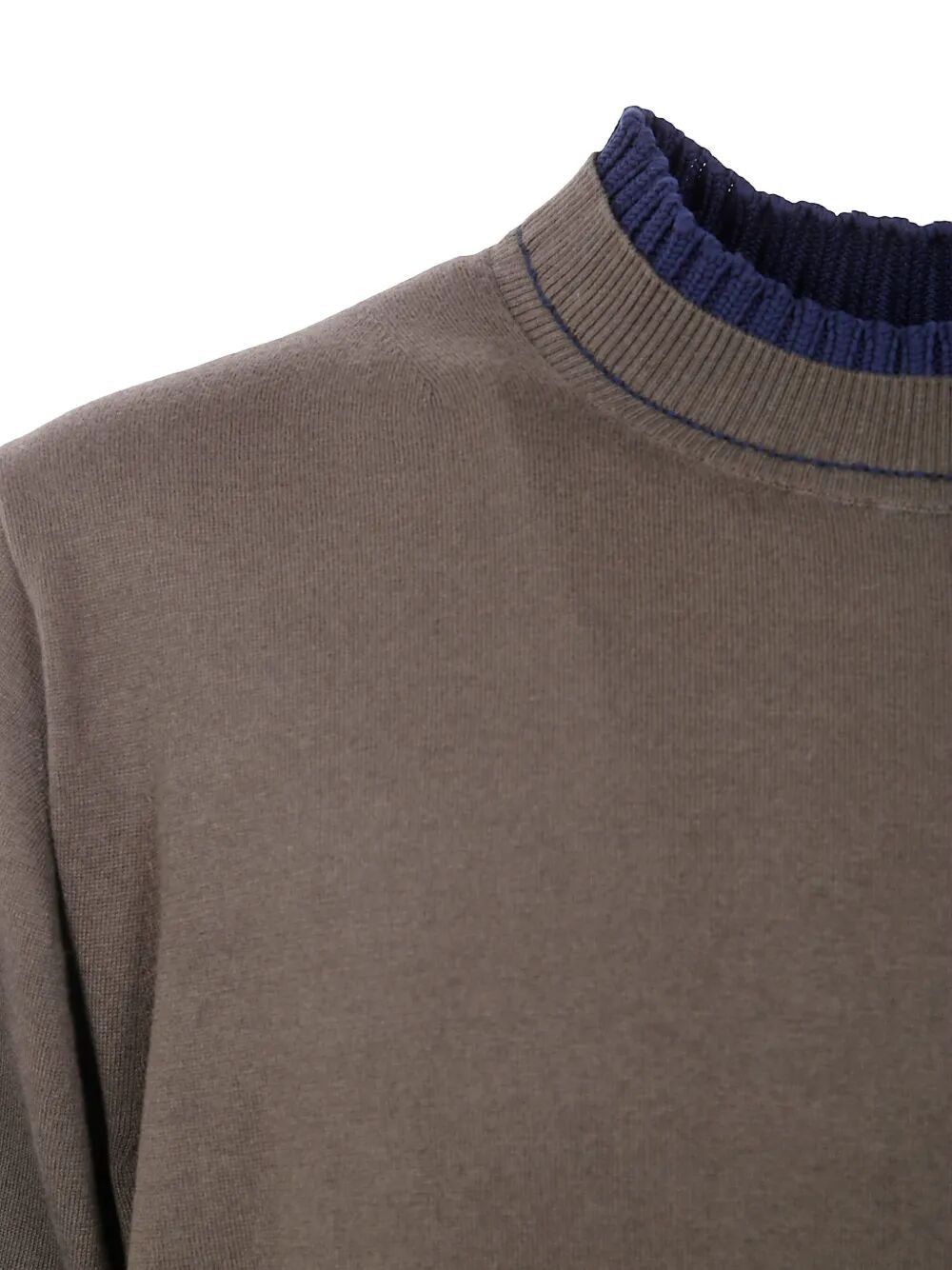 Sacai COTTON CASHMERE KNIT PULLOVER Size US M / EU 48-50 / 2 - 6 Thumbnail