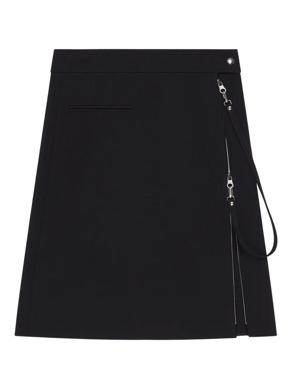 Courreges ZIPPED "HERITAGE" CREPE SKIRT Size 27" / US 4 / IT 40 - 3 Thumbnail