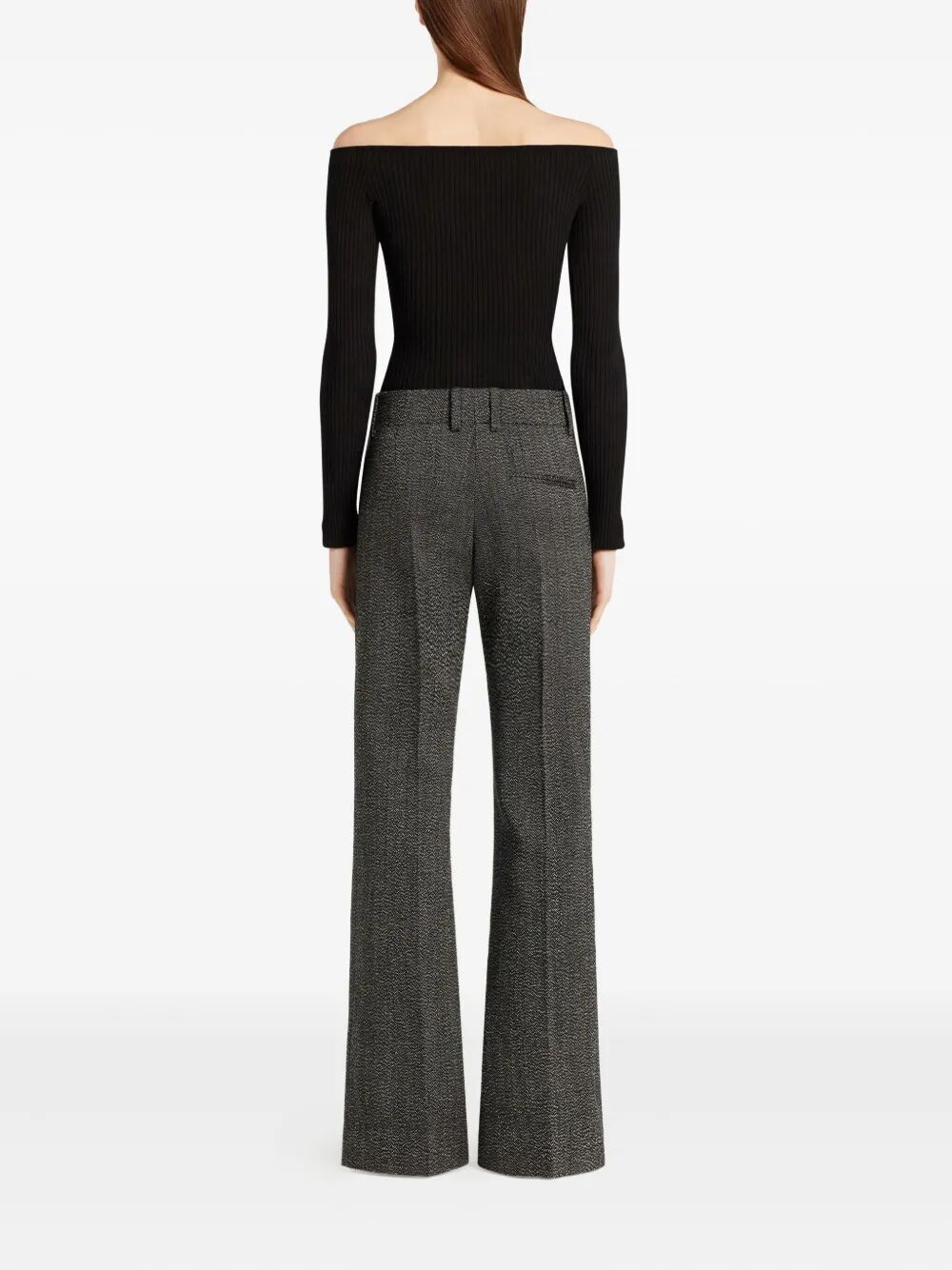 Courreges "OFF SHOULDER" RIB KNIT TOP Size S / US 4 / IT 40 - 2 Thumbnail