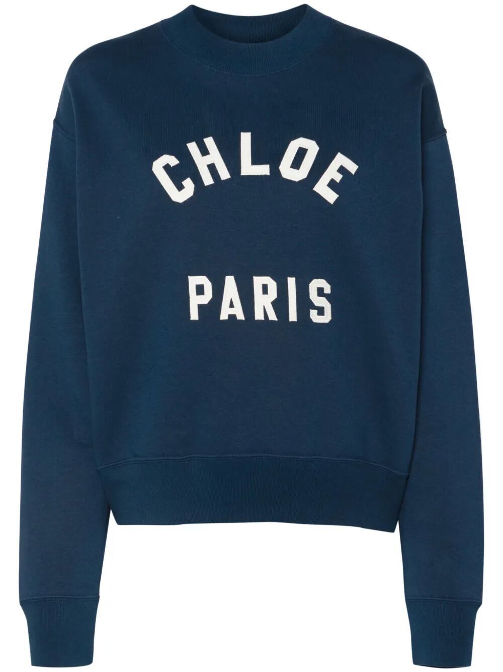 Chloe CROPPED ROUND NECK SWEATSHIRT Size S / US 4 / IT 40 - 4 Thumbnail